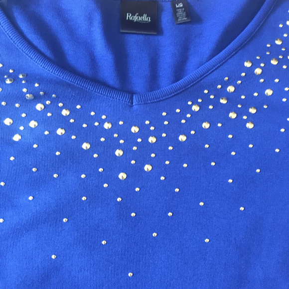 Embellished Rafaella sweater top - Picture 2 of 5